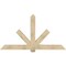 Ekena Millwork Kennewick Rough Sawn Timber Gable Bracket, Douglas Fir, 84"W x 45"H x 6"D x 6"F, 13/12 Pitch GBW084X45X0606KEN00RDF - alternate 1